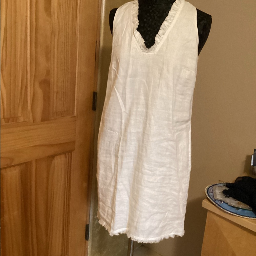 NWT Tommy Bahama White Linen Dress